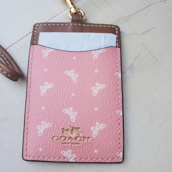 NWT COACH butterfly dot lanyard F49788 - Picture 4 of 5